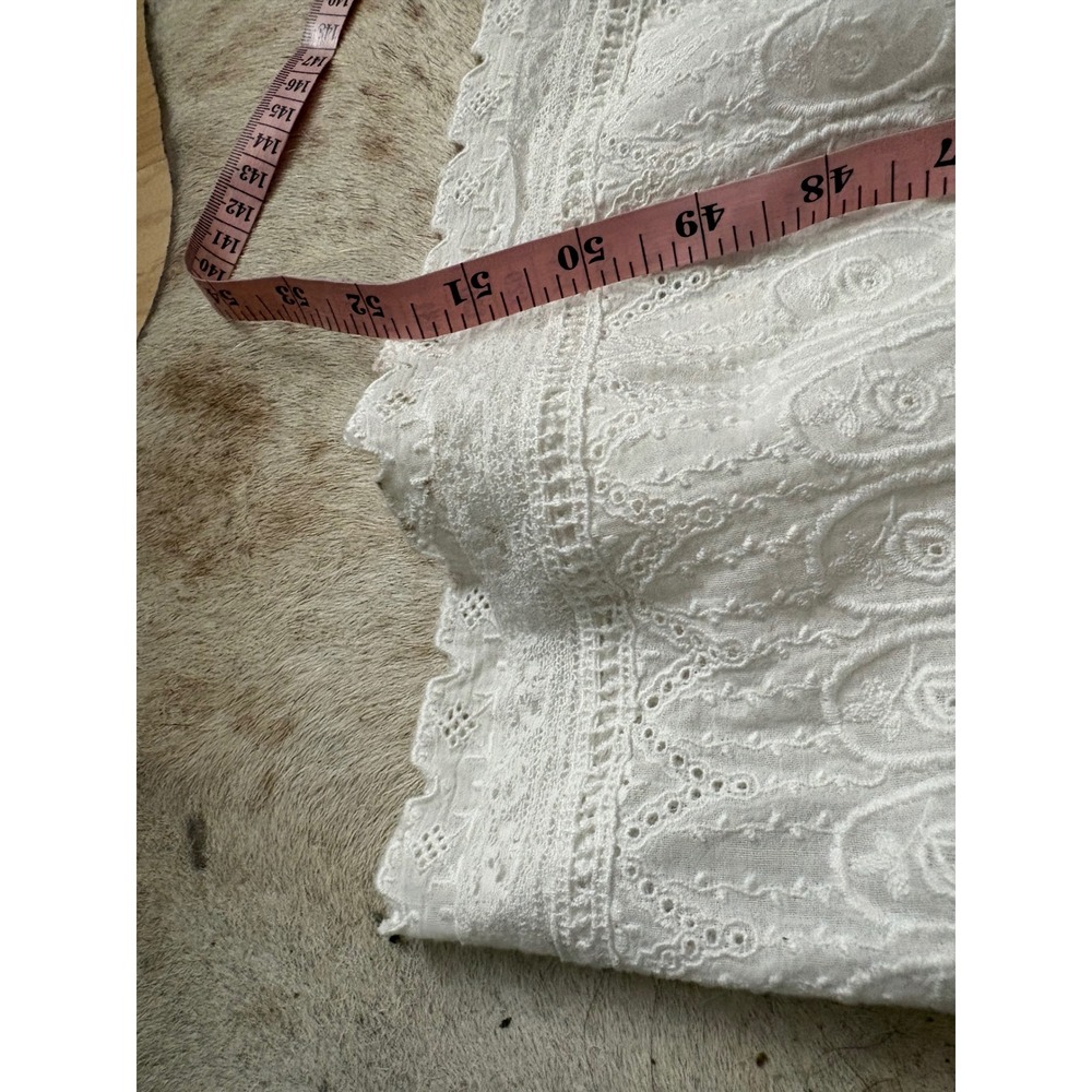 DOEN Colline Dress White Embroidered Maxi Cottagecore Size Small - Picture 9 of 9